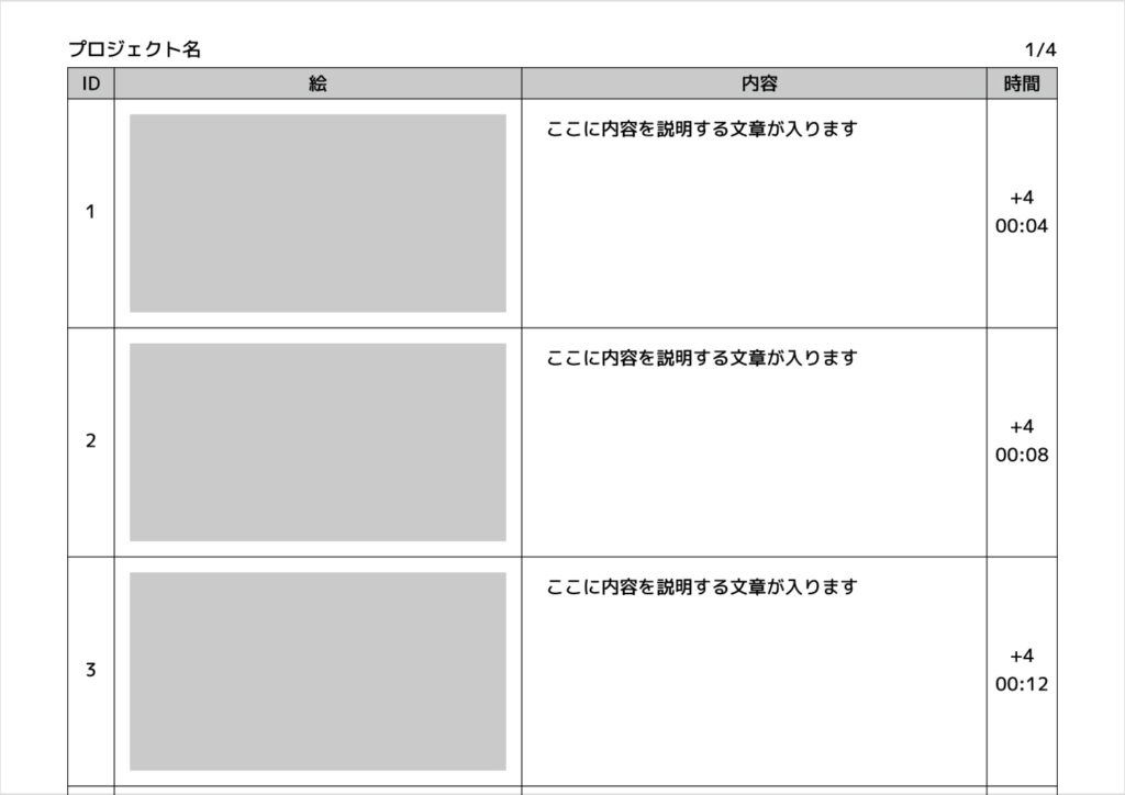 映像制作ディレクションの流れと現場の仕事 - 絵コンテ