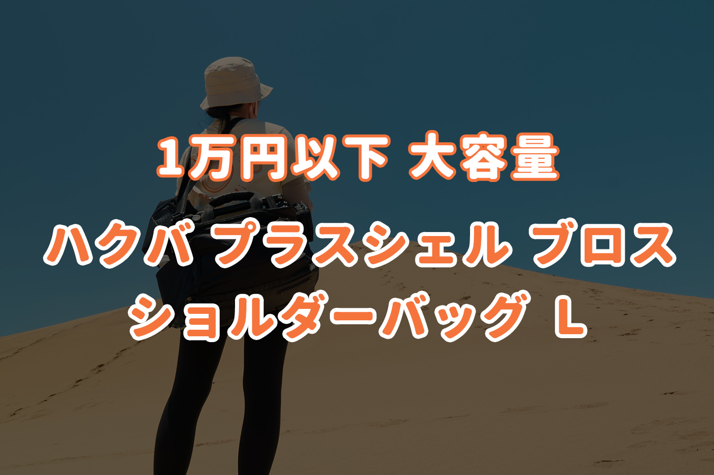 1万円以下の大容量本格カメラバッグ【ハクバ プラスシェル ブロス ショルダーバッグ L】